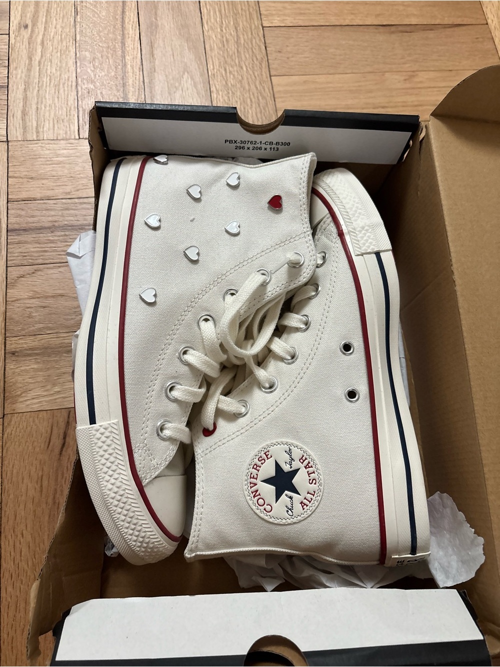 Converse Chuck Taylor All Star Hi 'Valentine's Day Vintage' / A19055C / 7.5 Wmns